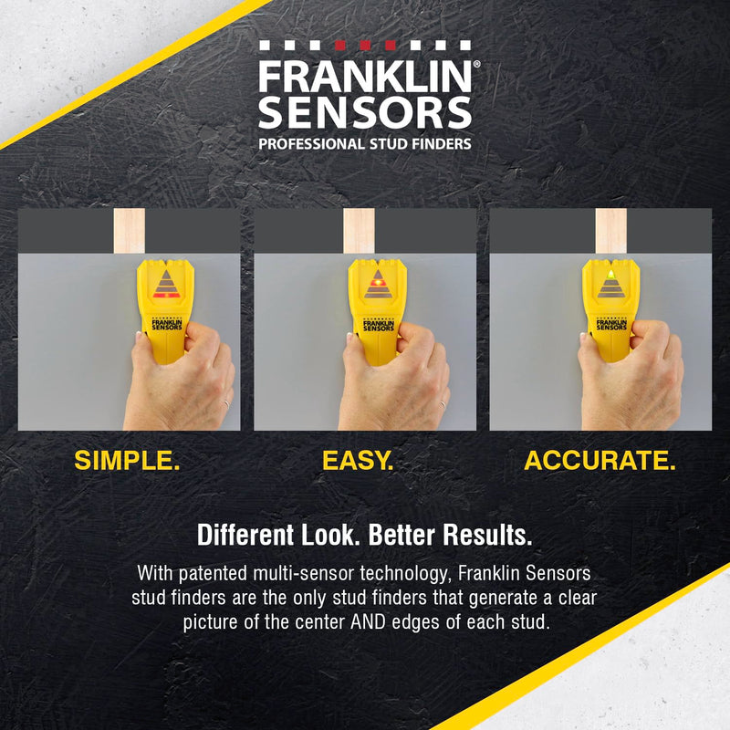 ProSensor M10 Center Stud Finder/Wood and Metal Stud Detector/Wall Scanner for Drywall