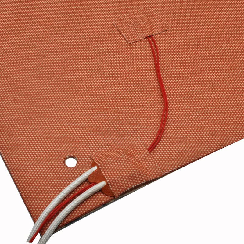 High Temperature 120V 235x235mm Ender 3 V2 Flexible Silicone Heater Heated Bed 5 Holes for Creality Ender 3 Pro 3S Ender 5 3D Printer with 4 Points Build Plate (Silicone 120V)