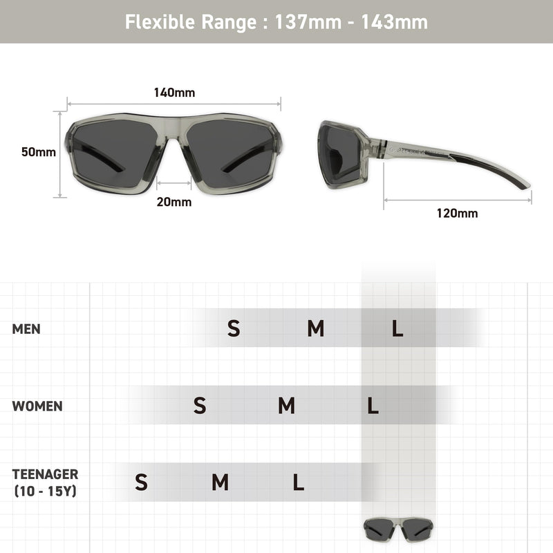 REV Amour Z87+ Safety Glasses, UV400 Impact-Resistant Sunglasses with Anti-Scratch for Work & Outdoor Carbon Fade