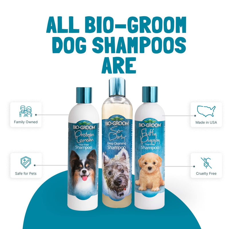 Bio-Groom So-Dirty Dog Shampoo – Quick Rinse Pet Shampoo, Dog Bathing Supplies, Puppy Wash, Dog Grooming Supplies, Cruelty-Free, Made in USA, Shampoo for Smelly Dogs – 12 fl oz 1-Pack - PawsPlanet Australia