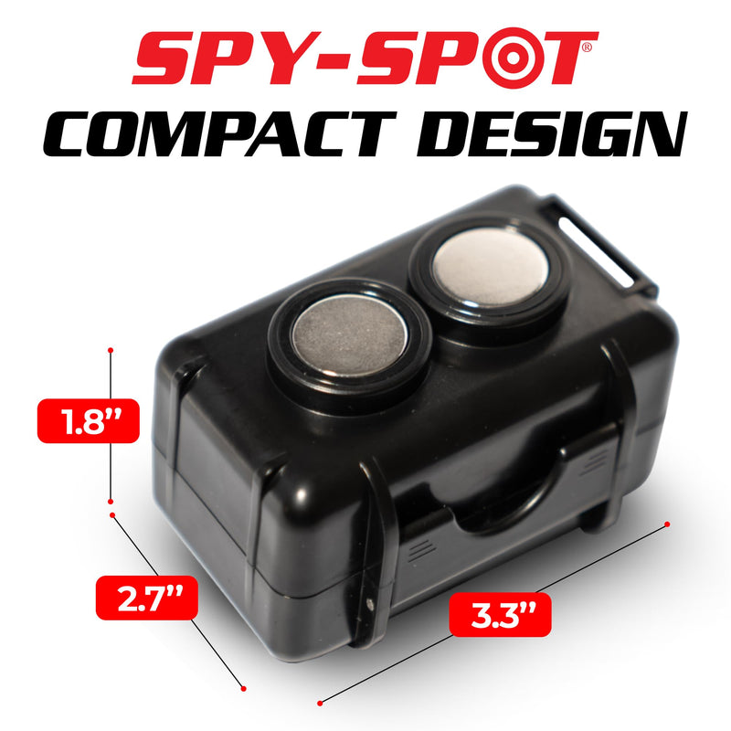 Spy Spot Magnetic GPS Tracker Case with Strong Neodymium Magnets - Weather-Resistant Stash Box for GPS Trackers or Spare Keys - Under Vehicle Mount for GL200 GL300 GL300W GL300MA