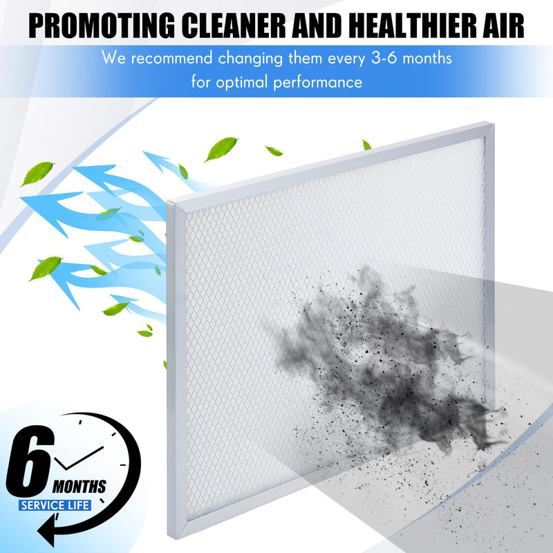 4 Pack 12.2 x 9.9 Inches MERV-8 Filter Compatible with Storm LGR Extreme Commercial Dehumidifier, Filter Replacement Set