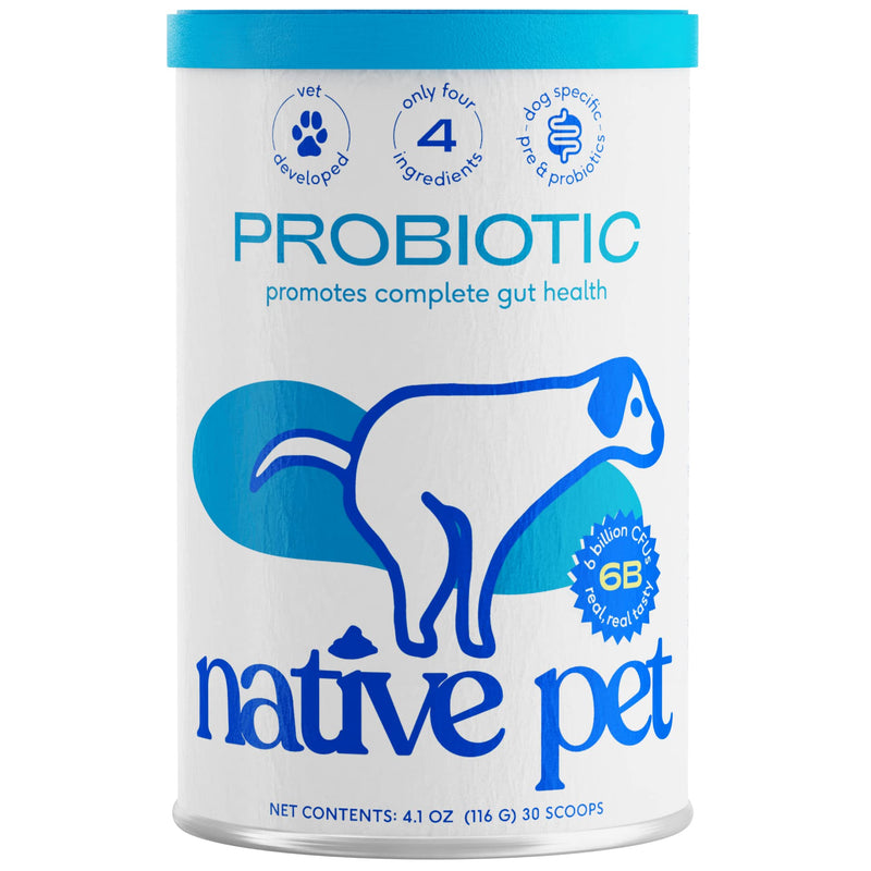 Native Pet Omega Oil for Dogs (8 oz.) & Probiotic for Dogs (4.1 oz.) - PawsPlanet Australia