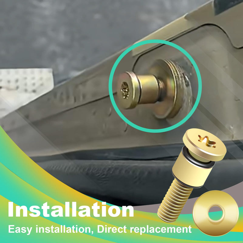 2 PCS Door Latch Striker Bolt Kits，Door Striker Kits Compatible with Freightliner Century Columbia FLD All Years Replace# A1837204000 A18-19877-000