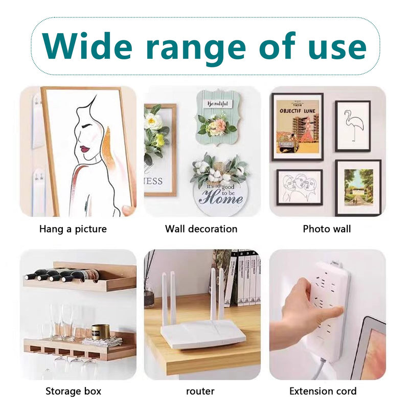 Picture Hanging Strips Heavy Duty, 24 Pairs (48 Strips) Picture Hanging Strips, Use to Hang Picture Frames and Christmas Hooks for Hanging Pictures, No Damage, Hang Pictures on The Wall Without Nails