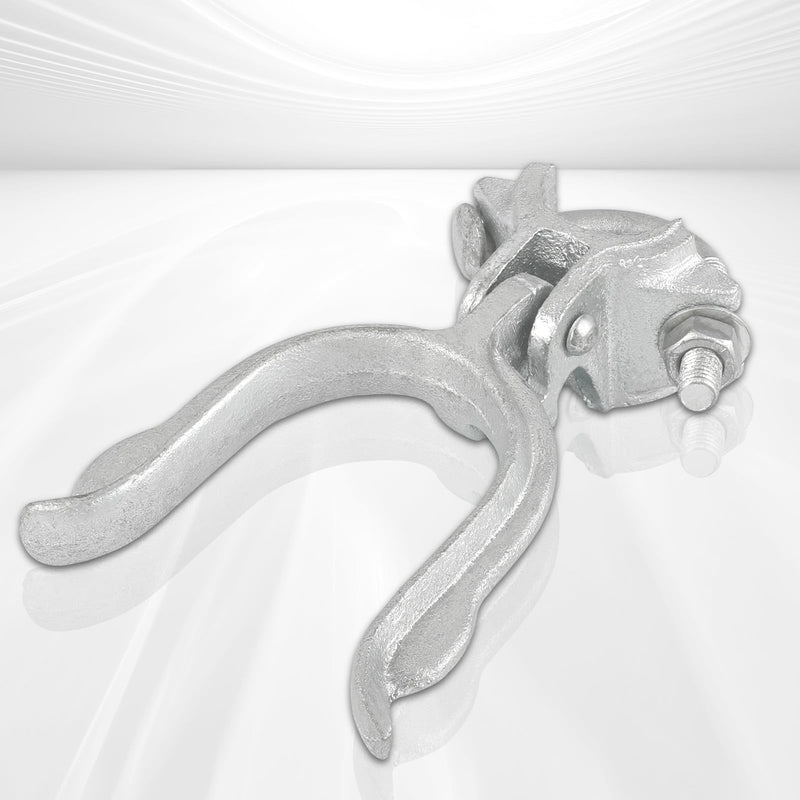 Chain Link Fence Gate Fork Latch - Commercial Heavy Duty - Malleable - Galvanized Gate Latch with Hole for Padlock (1-7/8" x 2-7/8") 1-7/8" x 2-7/8"