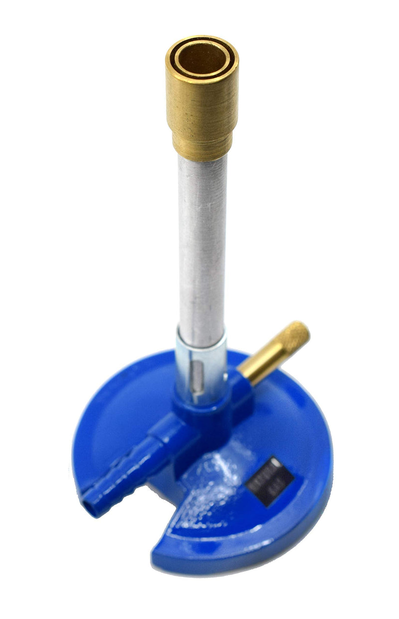 EISCO Premium Bunsen Burner, Natural Gas - Flame Stabilizer, Needle Valve Flow Control Suitable for use with- Eisco Labs