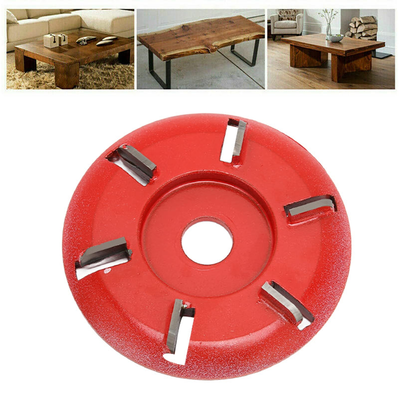 Upgraded 6 Teeth Wood turb0 Carving Disc Set , Wood Carving Disc 6 Teeth Grinder Wheel Disc Angle Grinder Chainsaw Wheel Woodworking Disc Wood Shaping Wheel Chain Saw Disc Circular Saw Blade