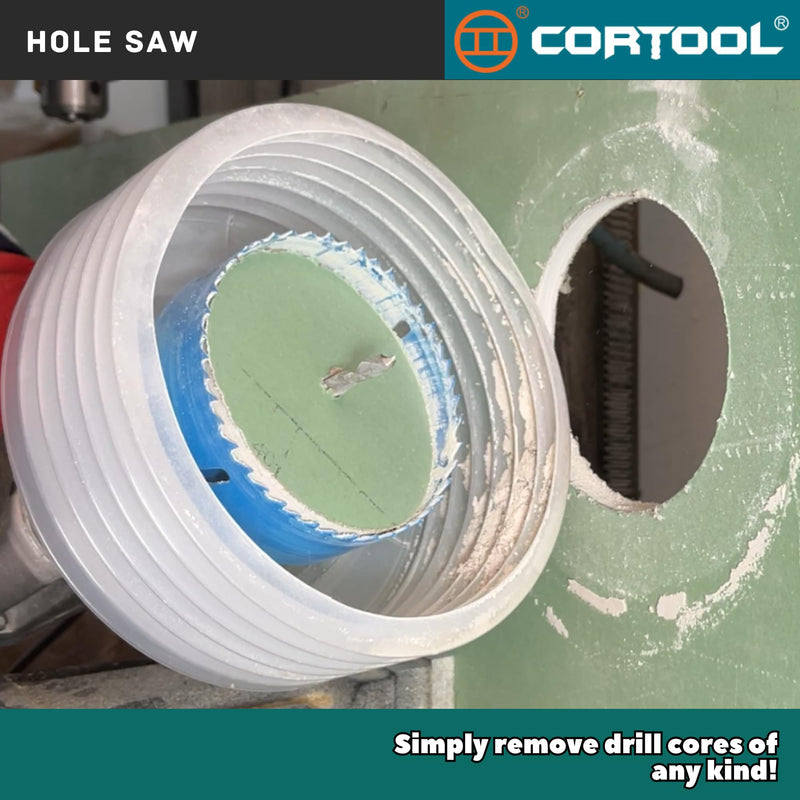 3 Inch Hole Saw with Arbor for Metal and Wood Cutting, Bi-Metal Hole Cutter, Wood and Metal Hole Saw 3" Hole Saw Kit for Drywall, Wood, PVC Boards, Fiberglass and Vent Pipes 3"（76mm） - NewNest Australia