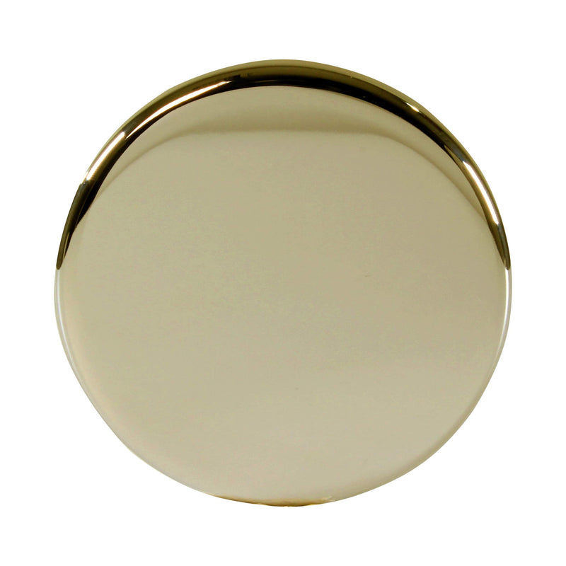 Westbrass Twist & Close Universal Tub Trim with Floating Faceplate, Polished Brass, D94HK-01