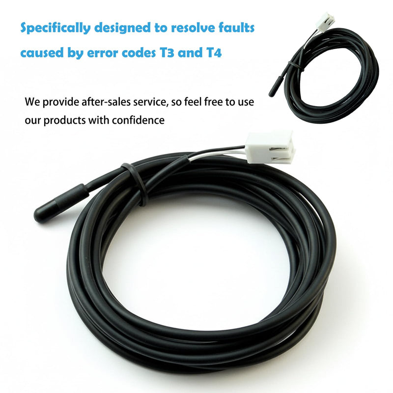 13459 000015573 Ice Machine Temperature Sensor Thermistor Assembly NTC | Compatible with Manitowoc Ice Makers Repairs T3 and T4 Faults 1-Year Replacement Service Easy to Install Thermistor Assembly