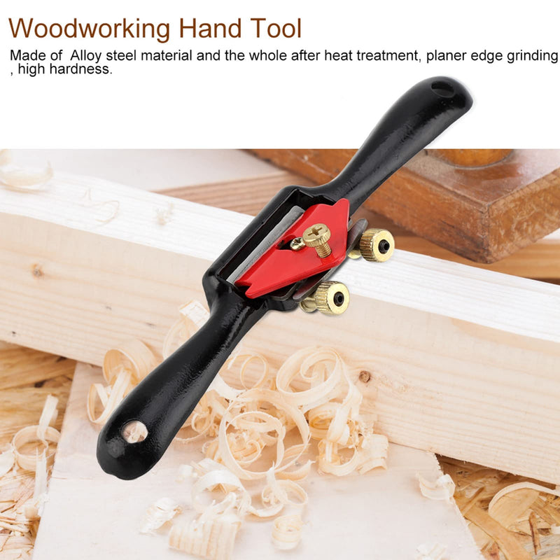 Draw Knife, 10" Adjustable SpokeShave with Flat Base, Metal Blade Wood Working Hand Tool Perfect for Wood Craft, Wood Craver, Wood Working