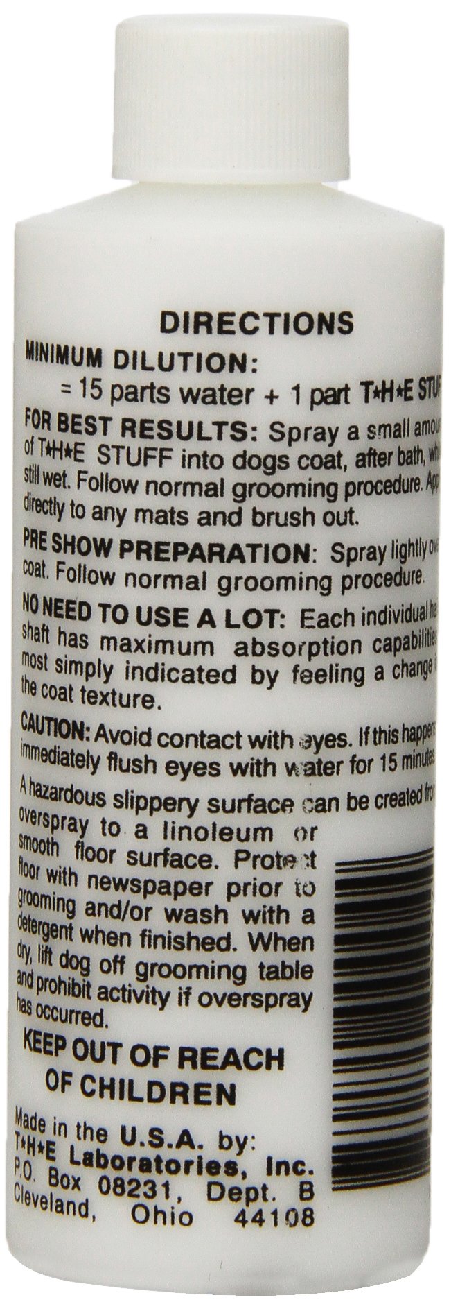 The Stuff Dog Conditioner 4 oz - PawsPlanet Australia