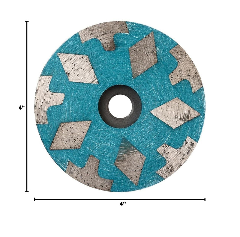 Casaverde 4" Resin Filled Diamond Cup Wheel,Granite Cup Wheels with Coarse Grit for Granite,Marble and Engineered Stone