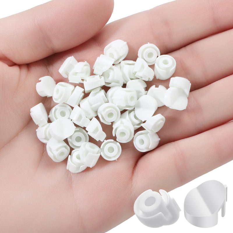 50 Pcs Door Screw Hole Plugs Entry Door Frame Plugs Plastic Diameter 1/4 x 5/16,White (Compatible with Odl/Western Reflection) Compatible with Odl/western Reflection