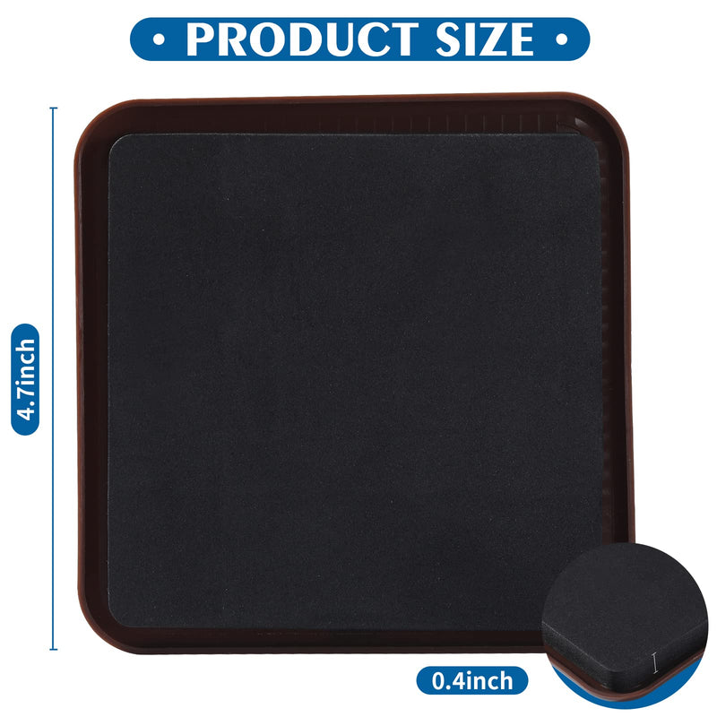 Furniture Sliders, 8pcs 4.7 inch Square Furniture Moving Kits Carpet Sliders for Moving Furniture, Heavy Duty Furniture Movers - Protect The Surface of Carpet, Easily Move Any Items! - NewNest Australia