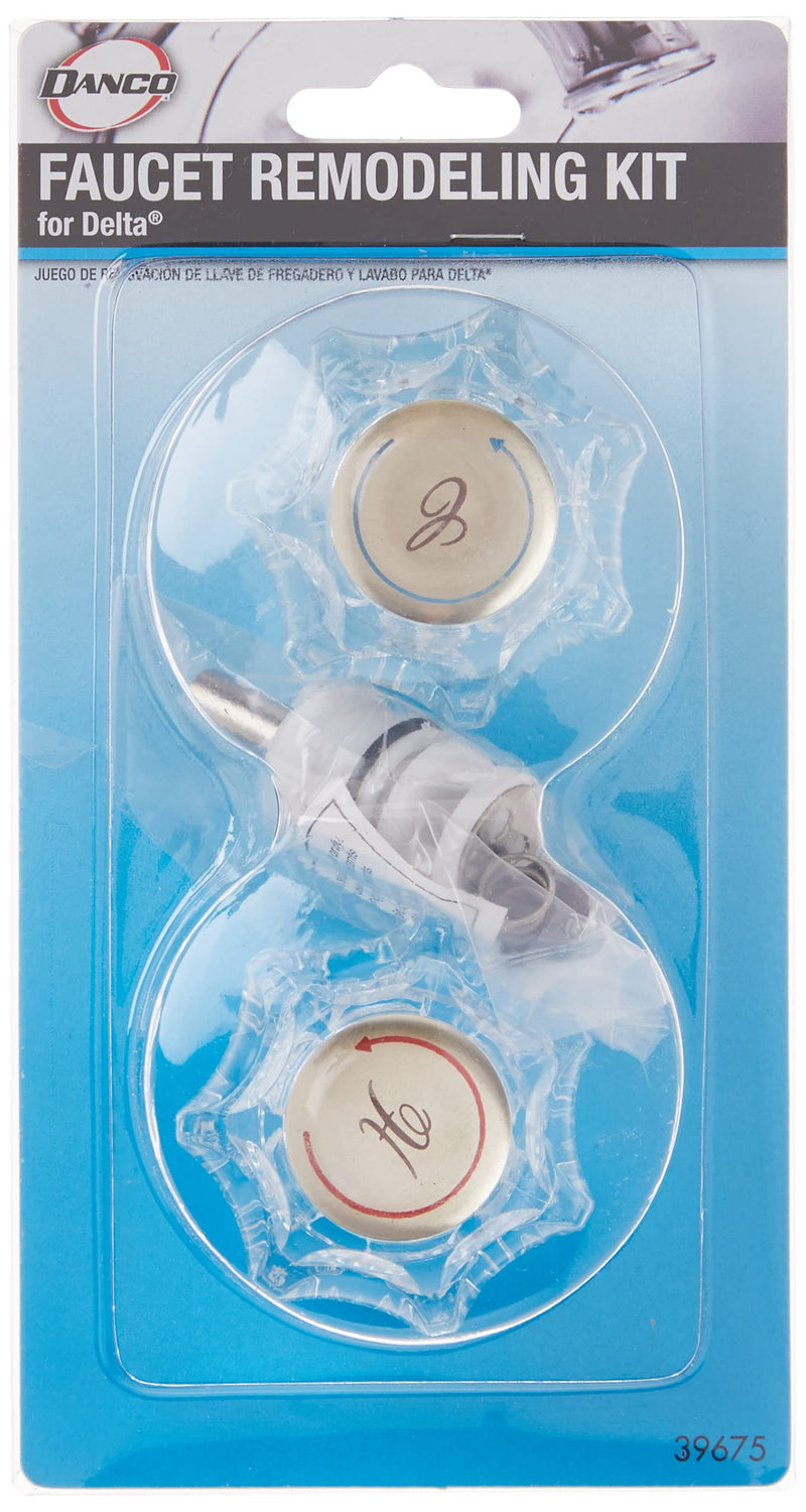DANCO Complete Faucet Rebuild Trim Kit for Delta Faucets, Acrylic, 1 Kit (39675)