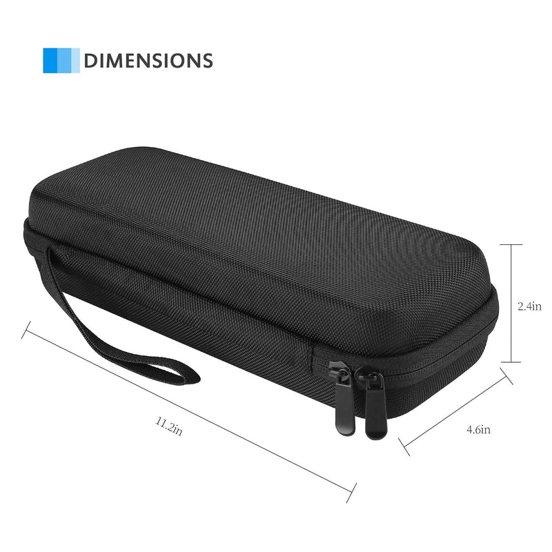 ProCase Hard EVA Stethoscope Case, Shockproof EVA Travel Carrying Case Storage Bag for 3M Littmann/Omron/ADC/Dixie EMS Stethoscope, with Extra Mesh Pockets for Small Accessories Black - NewNest Australia