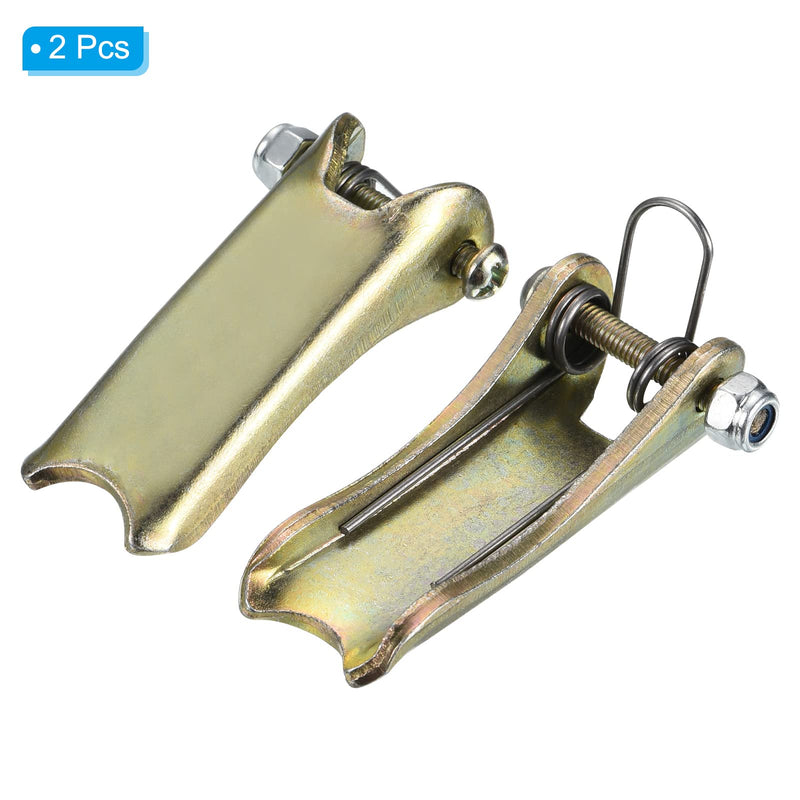 PATIKIL 1.7 Inch Hook Safety Latch Kit, 2 Pack Metal Towing Receiver Hitch Replacement for Clevis Hook Trailer, Zinc Plating