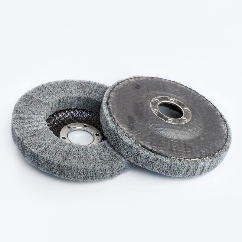 5Pcs 4.5" x 7/8" Nylon Fiber Buffing Wheel Scouring pad Flap Polishing Disc for Angle Grinder (Grit 800) - NewNest Australia