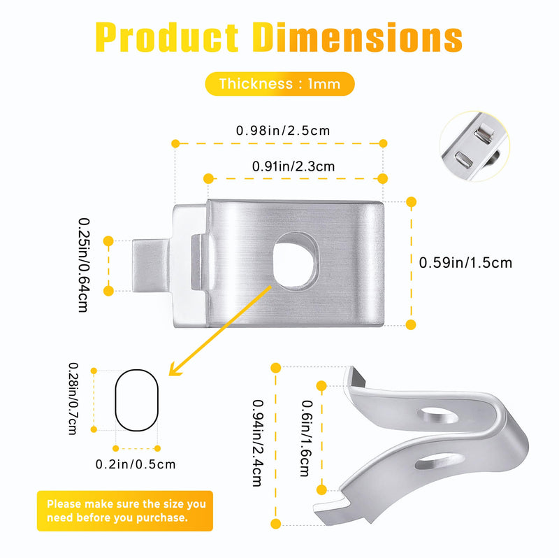 Shelf Clips 30pcs 201 Stainless Steel Metal Shelf Clips for Cabinet Shelf Support Clips for Shelf Pilaters Adjustable Shelving System DIY Cabinet Bookshelf Sheving 30 pcs Silver