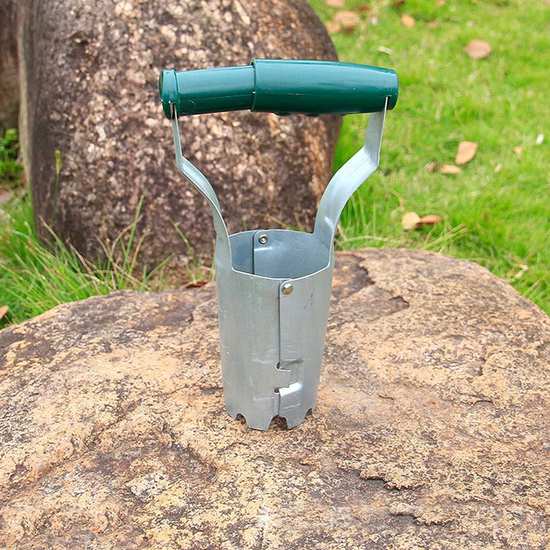 1PC Bulb Planter Metal Garden Bulb Planting Tool Handled Bulb Planter for Digging and Refilling Hole Consistent Planting Flowers