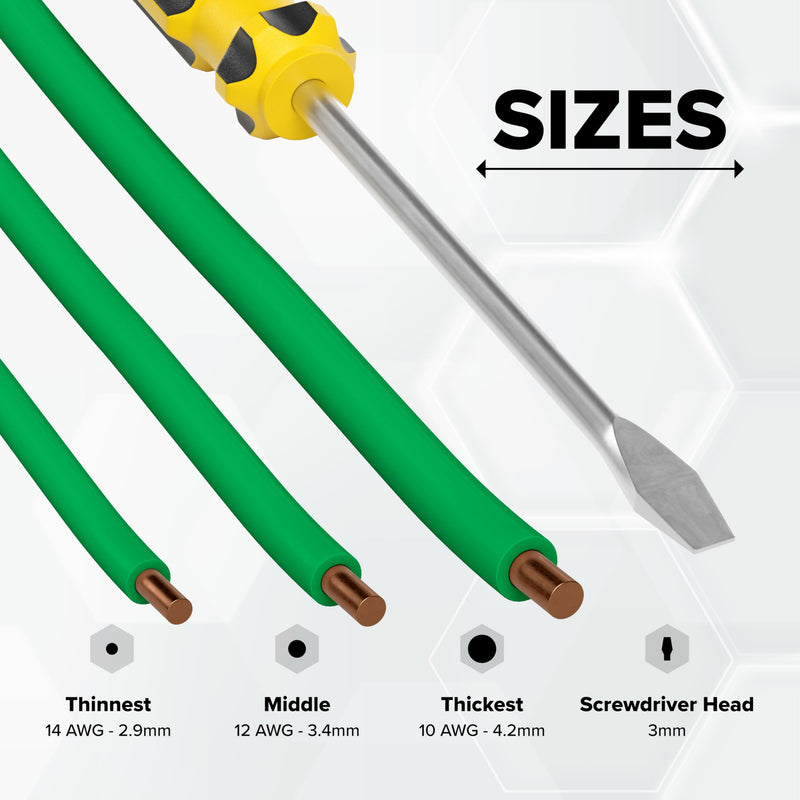 THE CIMPLE CO 10 Foot - 10 AWG Solid Copper Wire - 10 Gauge Green Ground Wire - 10 AWG THHN Wire - 10 FT Insulated Grounding Wire - THHN/THWN Solid Wire - Industrial Wire - 10 Feet (3 Meters), Green 10 Feet (3 Meter)