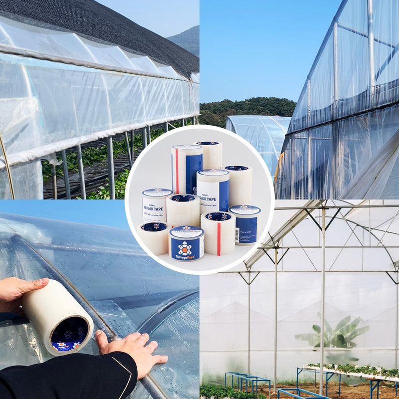 Greenhouse Repair Tape 5.51"x21yd Heat/UV Resistant All-Weather Waterproof 5.51inches