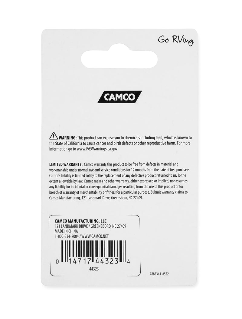 Camco 44323 7/8" Thumb Operated Offset Cam Lock, Multicolor 7/8 Inch