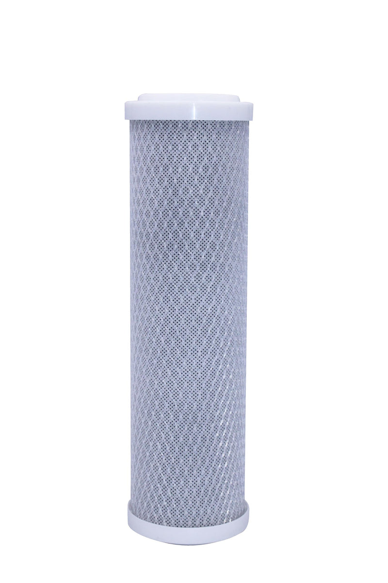 PureT HQCBC-10-0.5, 10x 2.5" Coconut Carbon Block Filter - NSF Certified - Cononut Shell Activated Carbon removes Chlorine, Dirt and More (.5 u Micron Rated) 10x2.5", .5 Micron