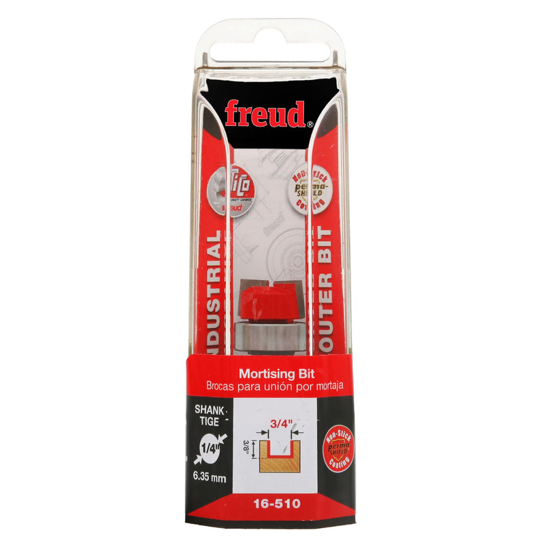 Freud 16-510: 3/4" (dia.) Mortising Bit with 1/4" shank, 2-3/32" overall length