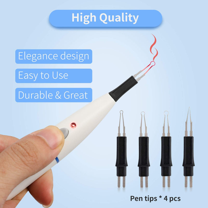 Annhua Gutta Percha Point Cutter with 4 Tips, Dental Tooth Gum Endo Obturation System with Heated Pen, Dentist Breaker Cutter Tools for Endodontics Root Canal Filling