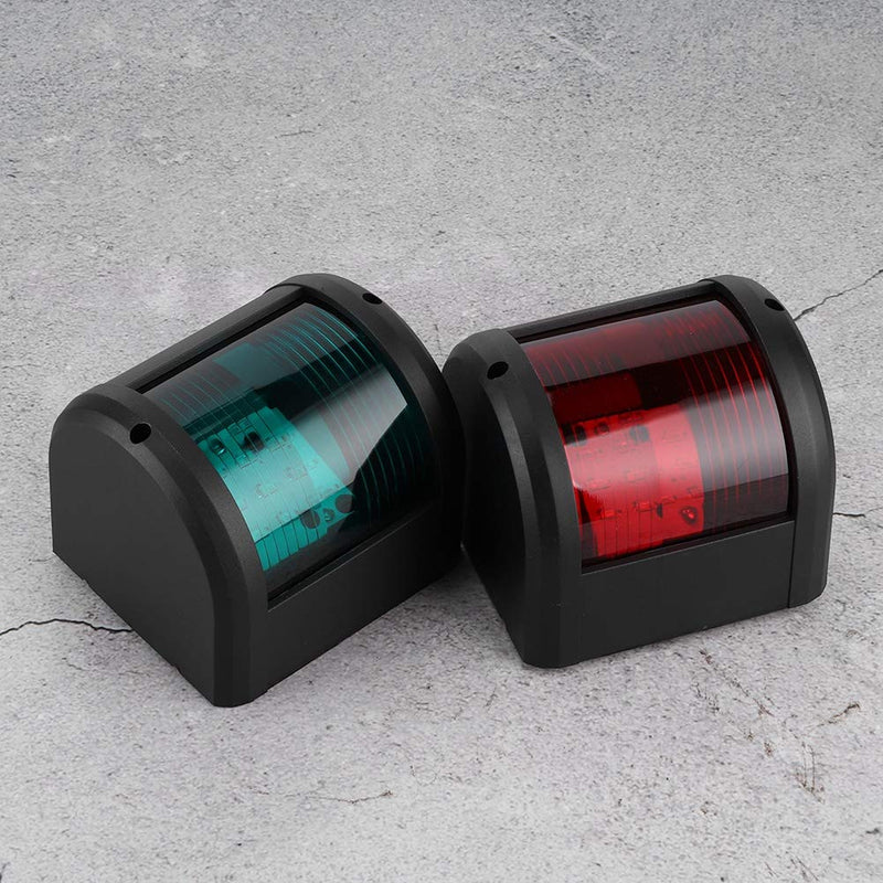LED Boat Navigation Lights,5W IP65 Waterproof Red&Green Sidelights Marine Sailing Signal Lights Navigation lamp for Bow Side,Port,Starboard,Pontoons,Chandlery Boat,Yacht,Skeeter,DC 12V