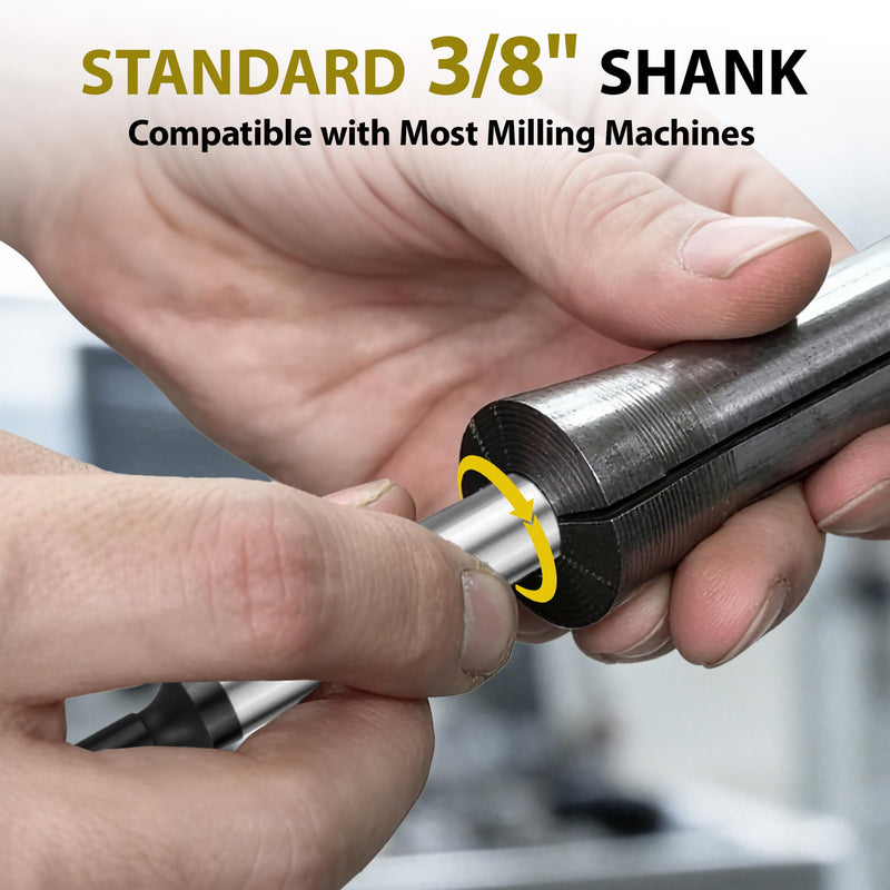 TESA Brown & Sharpe 599-792-20 Audible Edge Finder, 3/8" Shank x 0.200" Head Diameter