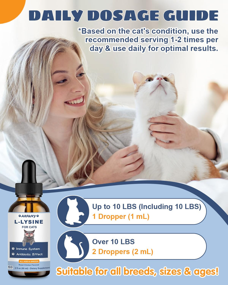 Cat L-Lysine Drops & Dog Mushroom Paste - for Cat Feline Respiratory, Sneezing, Runny Nose, Eye Function - for Dog Gut, Skin, Joint, Immune Health-Dog Lumps & Bumps Treatmen