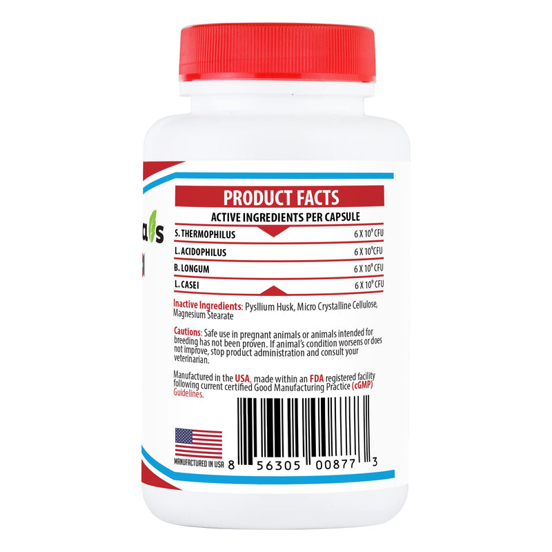 Azovast Plus Kidney Health Supplement for Dogs & Cats, 120ct - NO Refrigeration Required - Help Support Kidney Function & Manage Renal Toxins - Renal Care Supplement Capsule(U.S.A) 120 Caps (Pack of 1) - PawsPlanet Australia