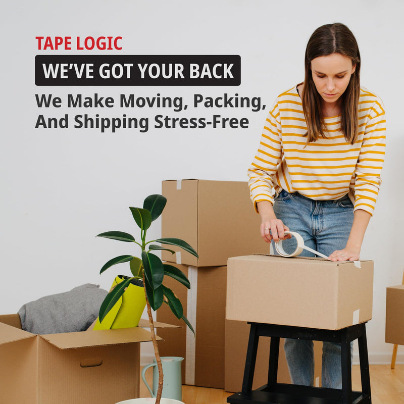 TAPE LOGIC 2" x 5 yds Aluminum Foil Tape 4.6 Mil, Silver - Heavy Duty Packing Tape Rolls for Sealing Boxes at Home, Warehouse, & Office, Supplies for Packaging, Shipping, Moving
