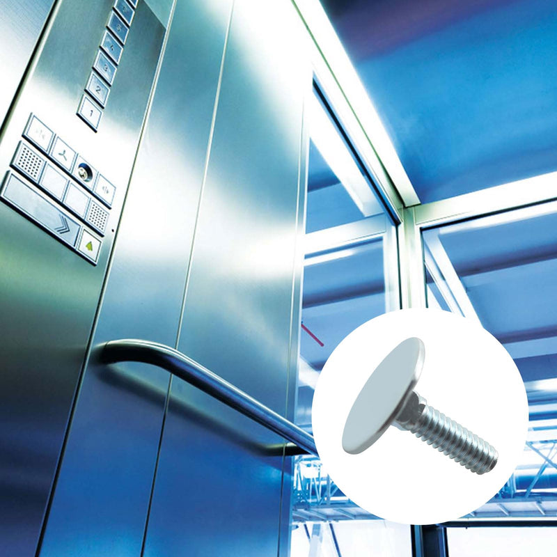 014973239619 Elevator Bolts for Several uses,Stainless steels,Zinc,Flat Countersunk,1/4-20 x 1, Piece-20