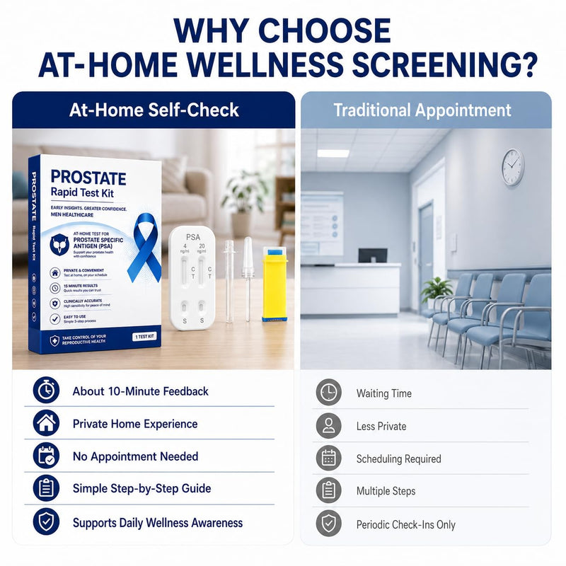 PSA Test Kit for Men – At-Home Rapid Self‑Test Kit, 1 Pack