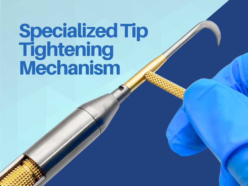 Dental Automatic Crown Remover Gun Type Spring Loaded with 3 Tips and Adjusting Wrench by Artman Instruments