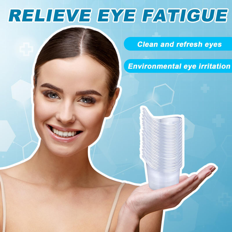 200 Pcs 5ml Eye Wash Cup Disposable Eye Wash Cups Plastic Measuring Cup Portable Eye Bath Washer Cleaning Cups for Eye Rinse and Flush