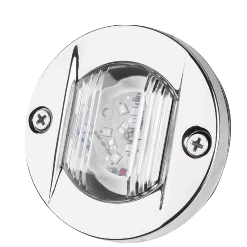 SEAFLO 01 Series Courtesy Transom LED White Stern Light- 2.2W, 2 NM Visibility, AISI 316 Stainless Steel, IP66 Waterproof, USCG Approved for Boats Up to 65 FT (20M), 4-Year Warranty (Blue) Blue