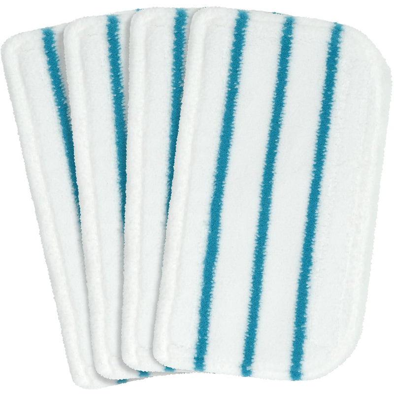 Steam Mop Pads Replacement Compatible with Black+Decker Steam Mop SM1600, SM1610, SM1620, HSM13E1, HSMC1300FX, HSMC1321, HSMC1361SG Cleaner Black and Decker Steam Mop Replace Pads for Floor Cleaning 4 Pack Black+Decker Mop Pads