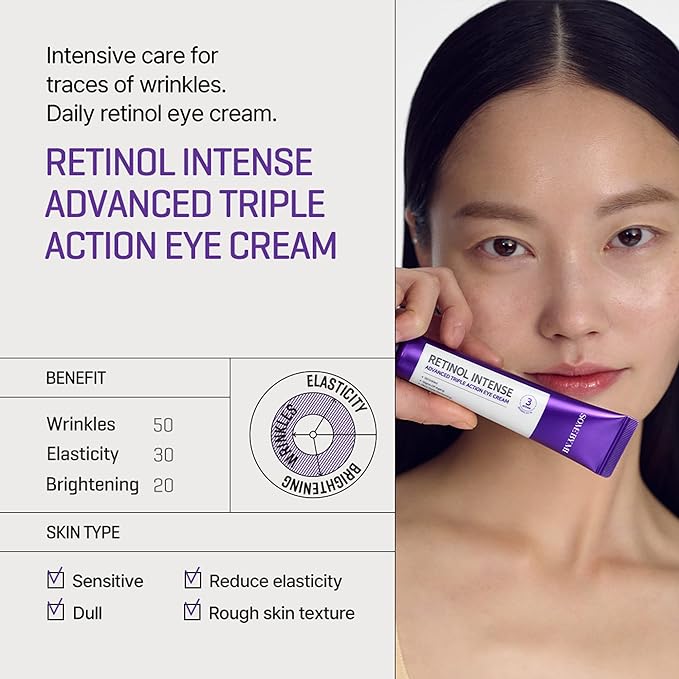 SOME BY MI Retinol Intensive Advanced Triple Action Eye Cream, 1.0 fl oz (30 ml), Eye Area, Wrinkles, Hari - NewNest Australia