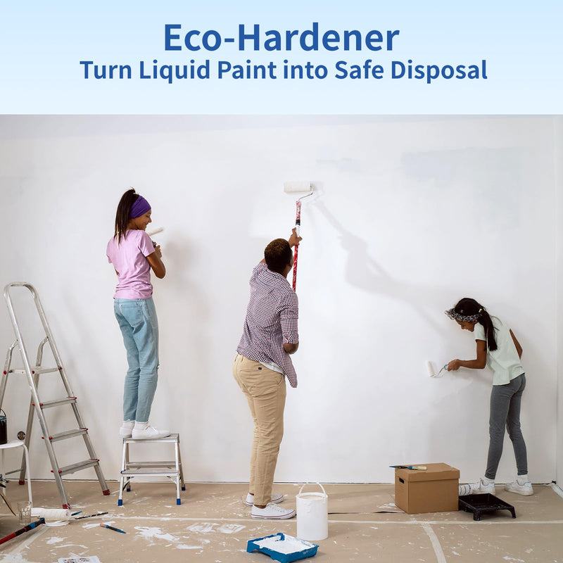 Paint Hardener for Disposal (35 Ounce) Fast Acting Solidifier for Disposal, Paint Drying Powder Absorbs 6.6 Gallons 35 Ounce (Pack of 1)