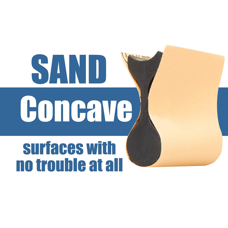 Fulton 11 Piece 21 Profile Contour and Angle Sanding Grip Pack for Sanding Inside and Outside Angles Beads Corners Flutes Sign Lettering Ceramics Molding Plastic Auto Body Marine Wood & Around Home Grips with No Sandpaper