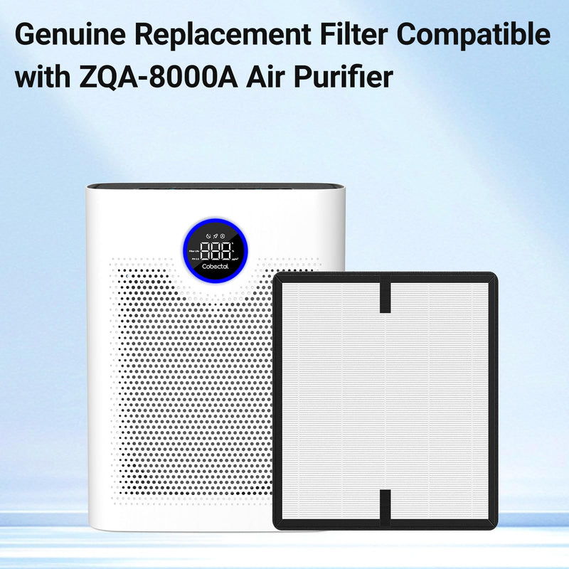 Replacement Filter Fit for Cobectal ZQA-8000A Air Purifier, 2 Pack