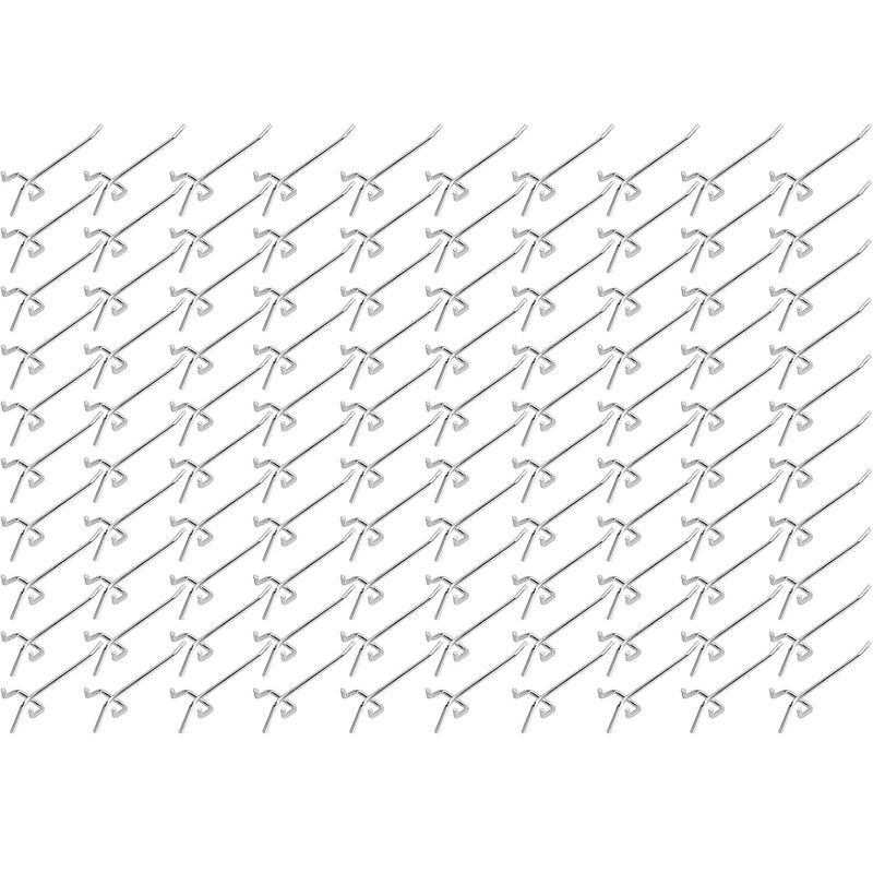 100 PC PEG Board Hooks 4 inch Pegboard Hooks 4" Length Wholesale Lot 4" 100 Pc