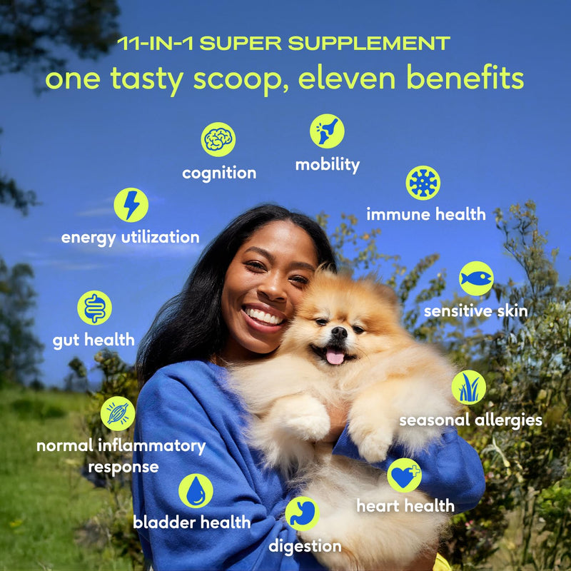 Native Pet Health & Mobility Bundle: Relief Chews for Dogs (30 Air-Dried Chews) & The Daily Dog Multivitamins (30 Scoops) - Anti-Inflammatory for Strong Joints & 11-in-1 Multivitamin for Pups