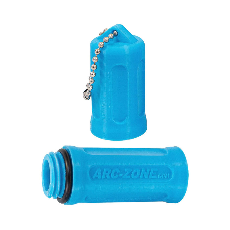 Arc-Saber Tungsten Electrode Storage Solution with Magnetic Base 5" Sky Blue
